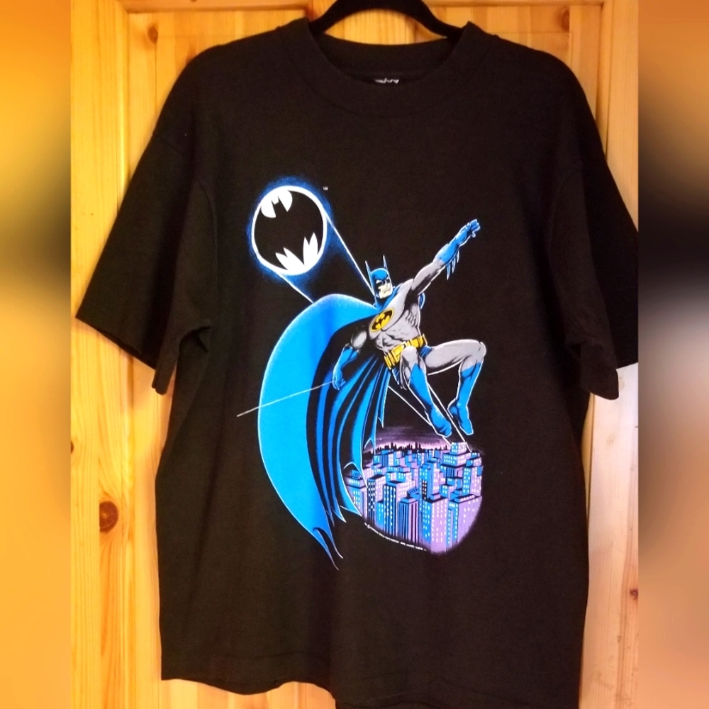 Vintage Batman shirt 1988 XL Black